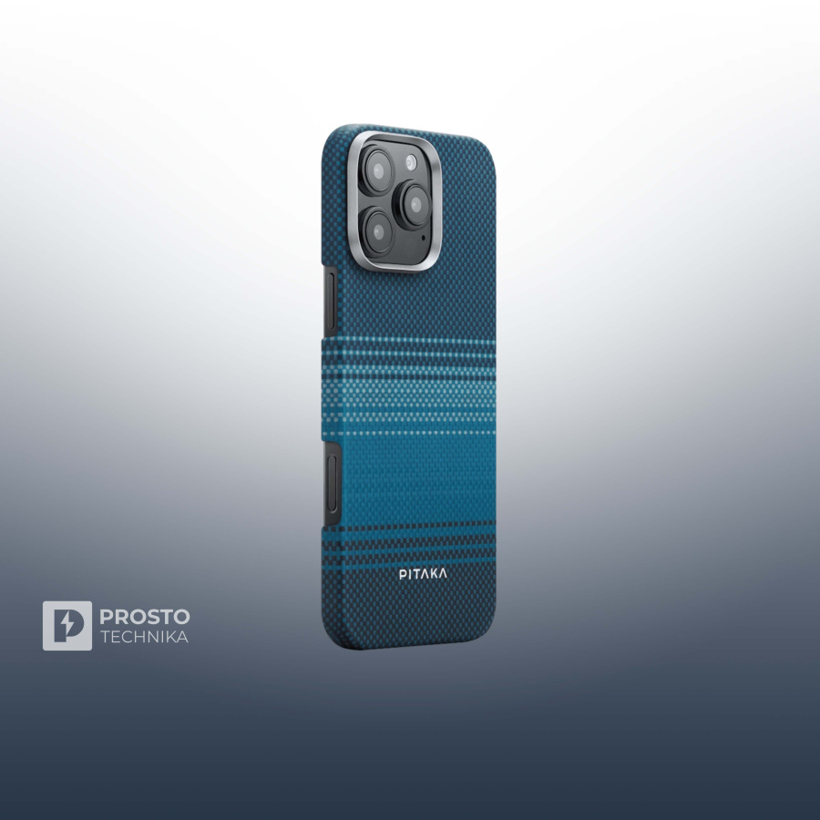 Чехол Pitaka Tactile Woven Ultra Slim Case For iPhone 16 Pro - Moonrise